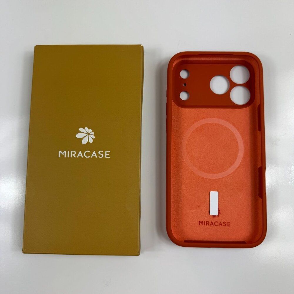 Miracase iPhone 17 Pro Max Case Orange Magnetic MagSafe Protection Integration